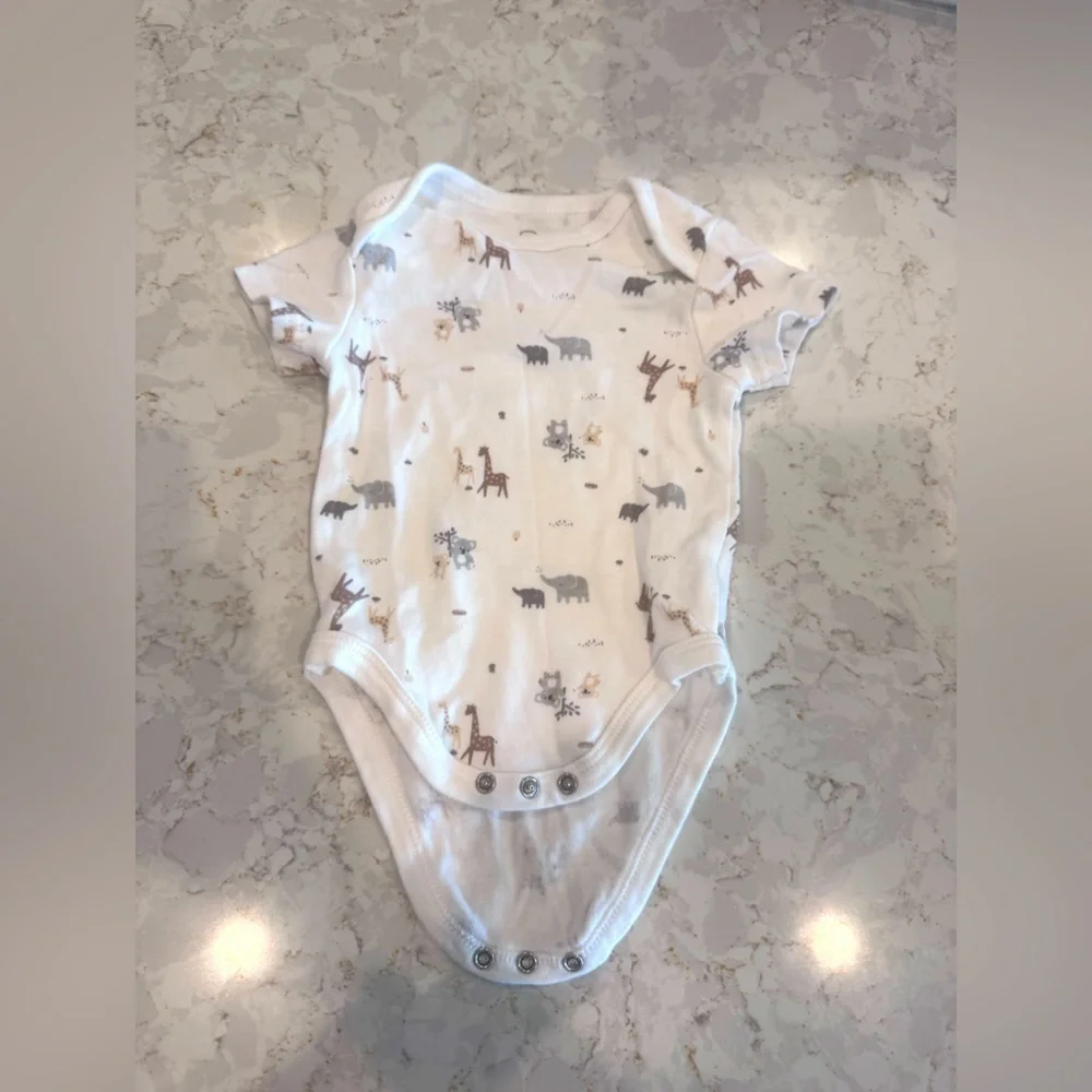 Rene Rofe Baby White Onesie